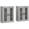 VidaXL Wall Cabinets 2 Pcs Sonoma Grey Engineered Wood 3197943