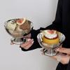 1pcs Modern Minimalist Stainless Steel Salad Cup Ice Cream Milkshake Snack Cup Fruit Dish Yogurt Cake Cup
