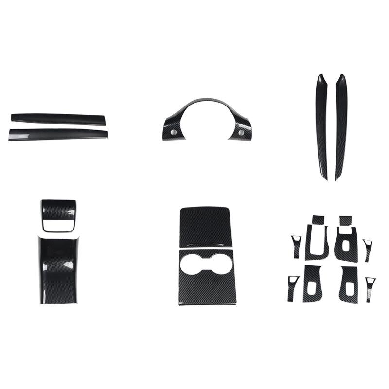 Carbon Fiber Interior for 2021-2023 Tesla Model 3/Y Steering Wheel & Console