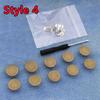 10 PEZZI Bottoni per Jeans di Ricambio 17mm Senza Cucitura Bottone in Metallo Kit di Riparazione Bottoni per Jeans Rimovibili Senza Chiodi Set Accessori da Cucito