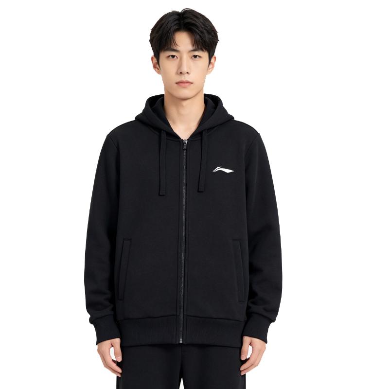 Men's Li-Ning Sweatshirts Men's Black Hooded (Non-detachable) Moderate Other