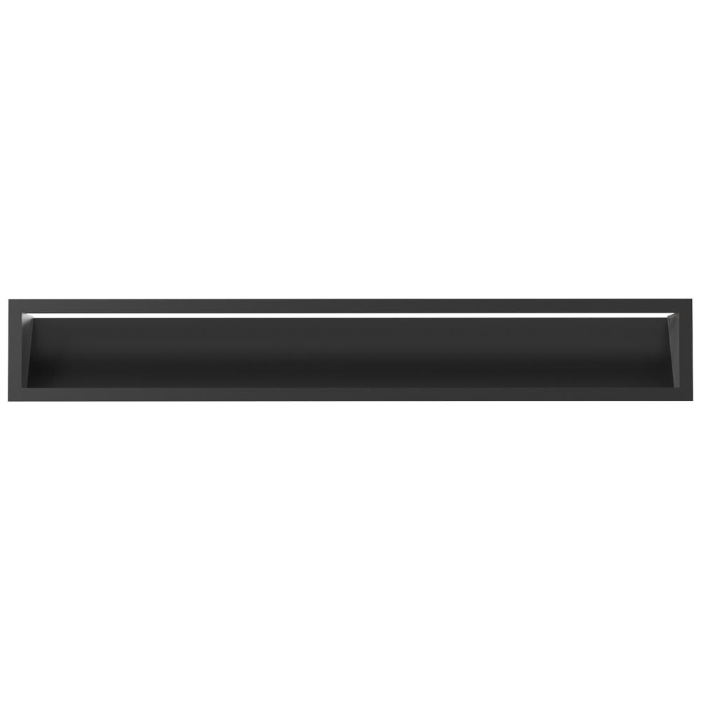Vent Cover LUFT 12x80 Black Slim