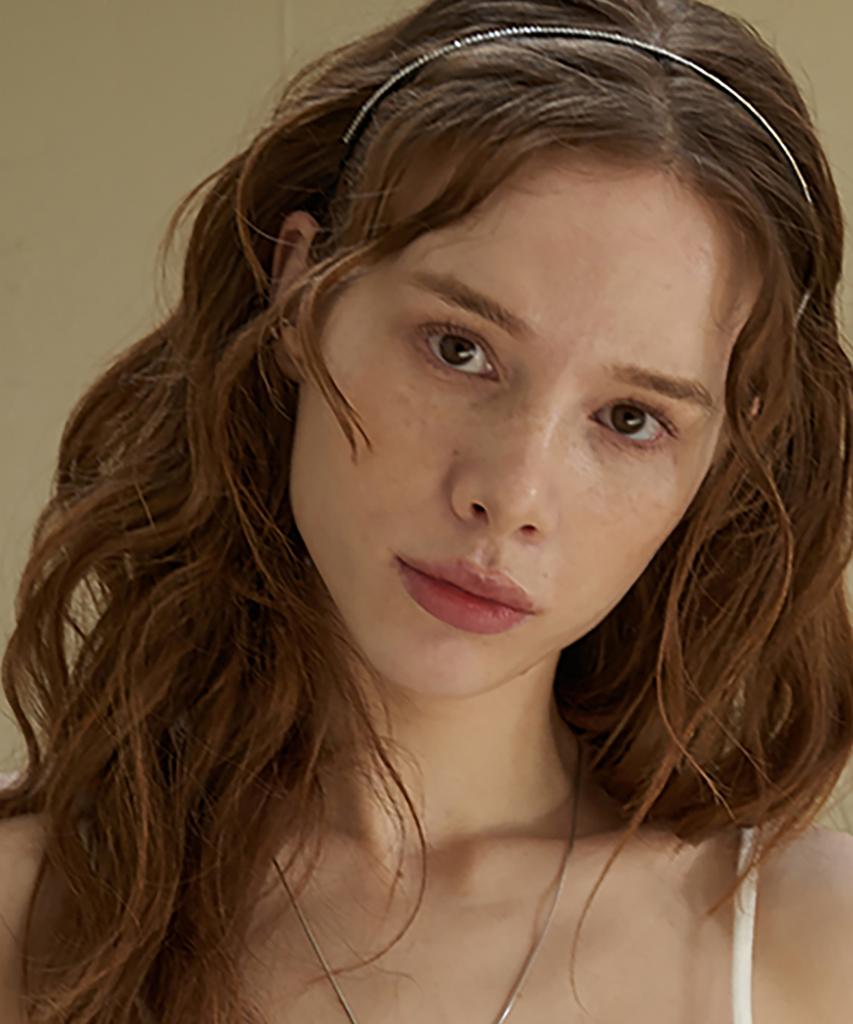 S'Secondo Mele Single Jewel Point Headband_2 Colors