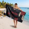 The Cure Customized Name Text Beach Towel, Soft Absorbent Towel Beach Pool Travel Personal Gift