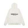 Cross Essentials Zweifarbiger Beflockter Hoodie Sweatshirt für Damen & Herren