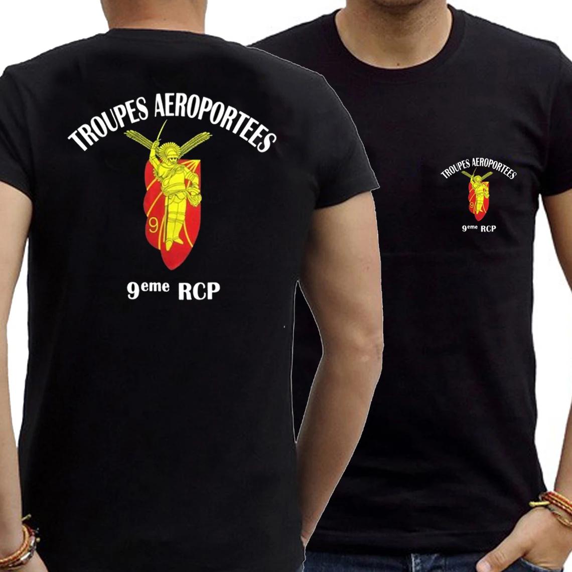 

French Legion 9eme RCP Paratrooper Regiment T-Shirt Short Sleeve Casual 100% Cotton O-Neck Summer Mens T-shirt 4XL