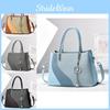 Trendy Color Block Women's Bag Stylish Pu Shoulder Crossbody Bag Ideal For Daily Use
