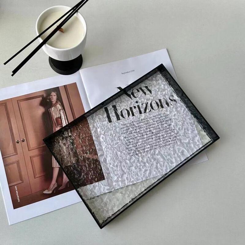 Luxury Acrylic Ripple Decor Tray