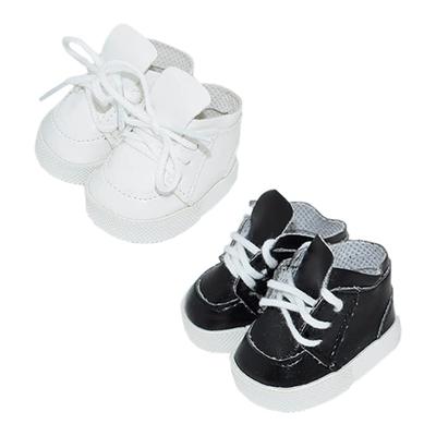 Niannyyhouse 20cm Cotton Doll Shoes, Sports Shoes, Leather Shoes, Shoe Length 5.5cm, for Stuffed Animals