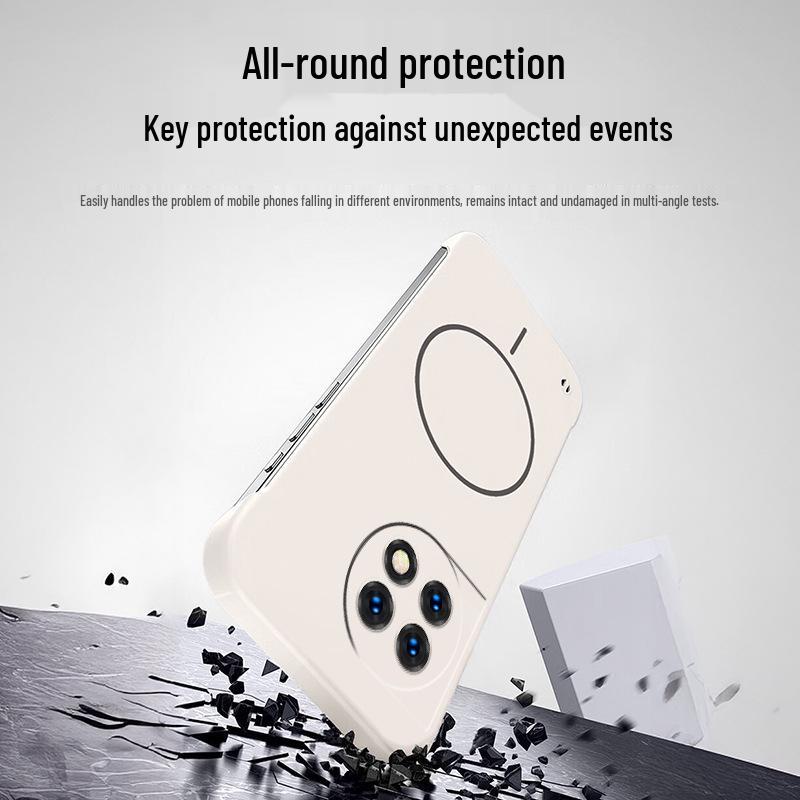 OnePlus Ace 2 Pro Magnetic Frosted Anti-Drop Skin-Feel Case - Pure Color Protection