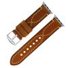 Apple Strap Apple Iwatch7 SE 6 5 4 Genuine Leather First Layer Stainless Steel Pin Buckle Leather Strap Men
