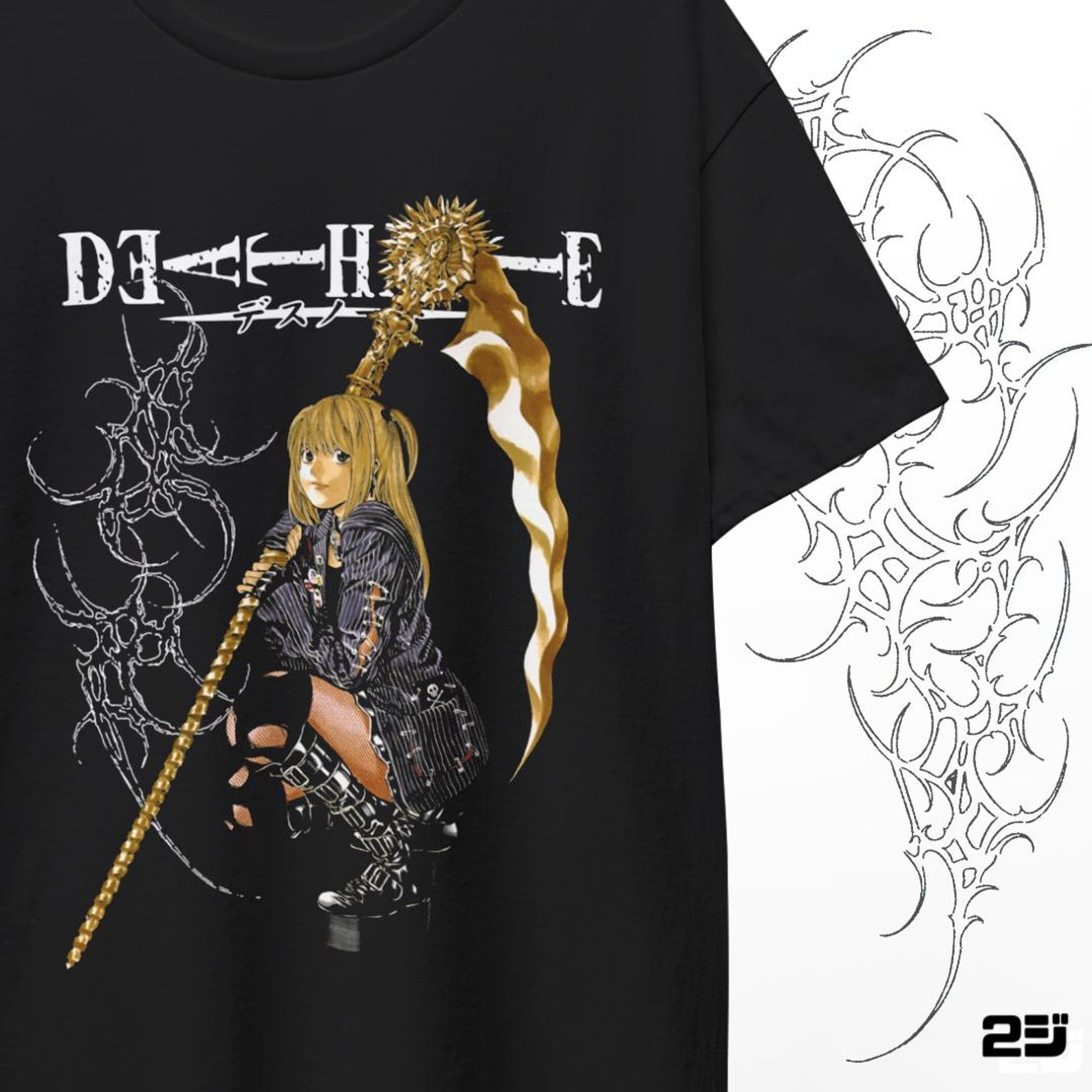 Misa Amane Death Note Inspired Anime T-Shirt | Vintage Manga Graphic Tee, Couple Gift XL