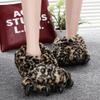 Fashion Animals Beast Claw Shoes Slides for Men Fun Chunky Fuzzy Slippers Male Plush Warm Bear Paw Lovers Funny slippers
