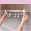 Detachable Japanese Plastic Overhead Hooks Heavy Duty 3kg Capacity Wall Storage Solution