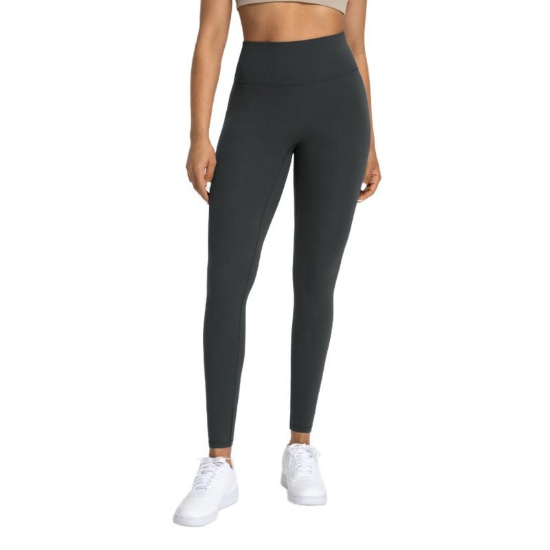 High-Waisted Seamless Yoga Pants Girls - Nylon Spandex Stretch Leggings Breathable Sport Trousers Running Gym Dance