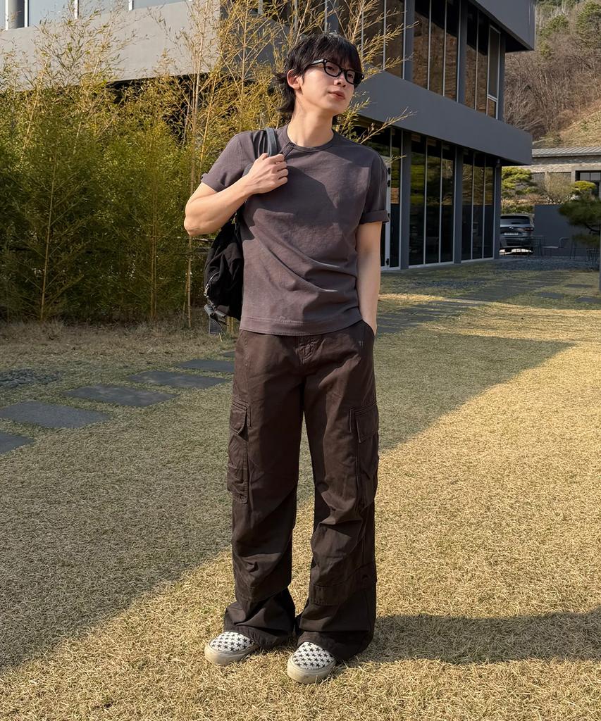 Misekiseoulmaen Multi Wide Cargo Pants Charcoal