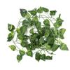 Artificial Fake Leaves Hanging Vines 6.89ft Long Vine Reptile Habitat Decor (Scindapsus Leaves)