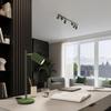 Modern Olive Green Fluted Tube Pendant Lamp for Bedroom, Kitchen, Island, 1xGU10 10W KARBON Sollux Lighting