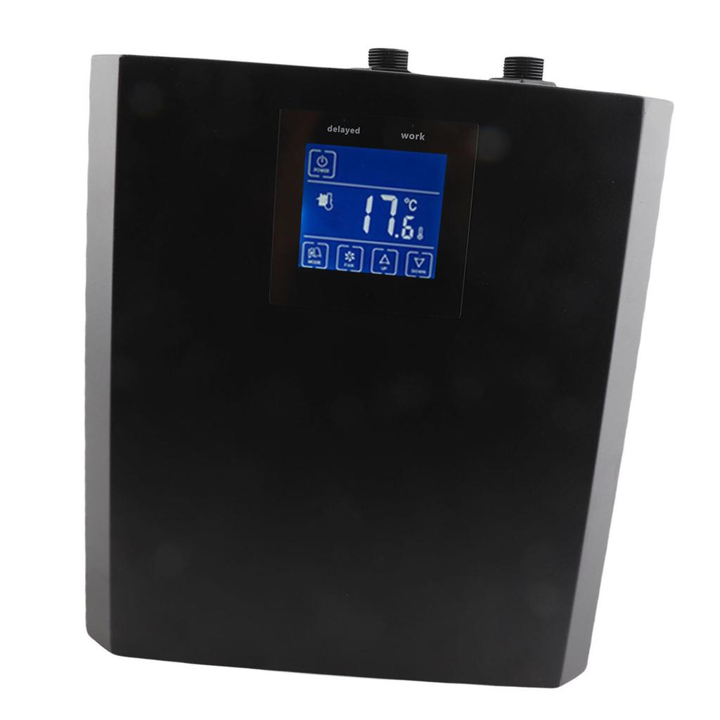 Water Chiller 1 3HP Horsepower 79gal Low Noise Fish Tank Cooling System with Pump Nozzle and Water Pipe EU Plug 220V