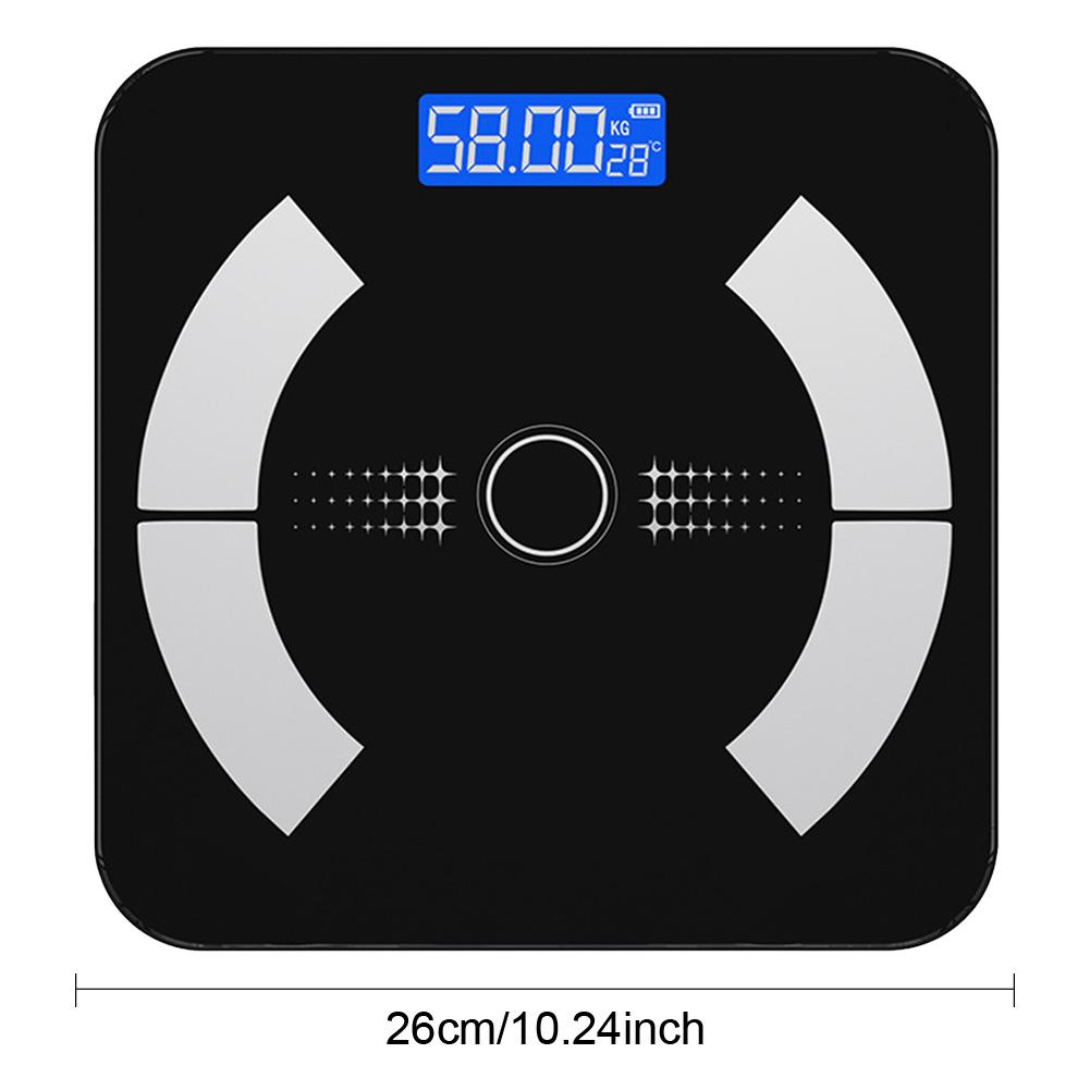 Body Composition Analyzer Bluetooth-Compatible Fat BMI BMR Muscle Mass Wireless Digital Bathroom Scale Electronic Weight Scale