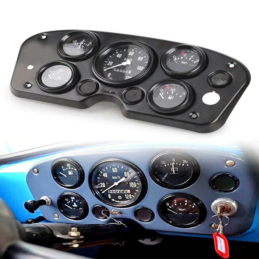 5-in-1 Armaturenbrett Digitales Kombiinstrument Universal - Wassertemperatur Voltmeter Multifunktional Für Automobil Armaturenbrett