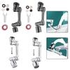 Swivel Kitchen Tap Single Outlet Rotating 1080 Degree for Easy