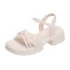 Sandals women's new summer fashion platform shoes pearl outer soft-soled sandals