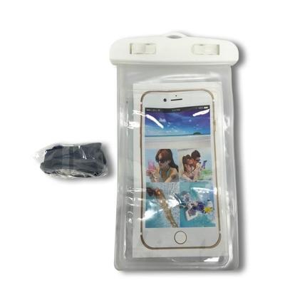 H-basics Waterproof Case for Mobile Phone Transparent - Dirt, Sand, Snow, Lanyard Case for All Smartphones