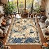 Map, Rudder, Anchor, Printed Carpet Seaside Ethnic Style Printed Door Mat Living Room Bedroom Home Decor Carpet