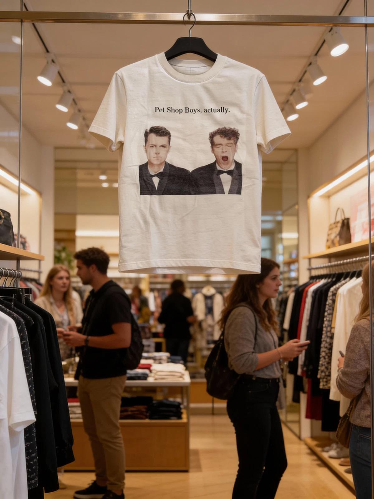 Pet Shop Boys Actually Gift For Fan White All Size Shirt 3XL