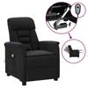 Day and Night - Day and Night Electric Massage Chair Black Faux Suede Leather