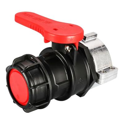 Heavy Duty 75mm Ball Valves with Aluminum Connector with Ergonomic Handle for IBC Tanks Rain Barrels Water Containers