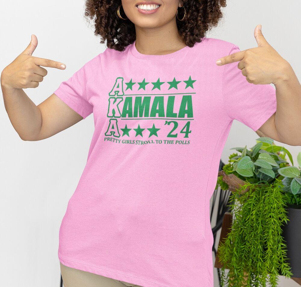 

Kamala Harris AKA Shirt 2024 Madam President Tee AKA Stroll To The Polls Vote XL