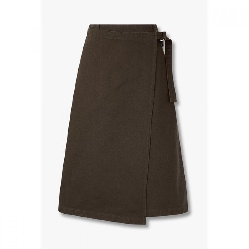 

Studio Tomboy Denim Wrap Skirt 9106162051 Braun/OS