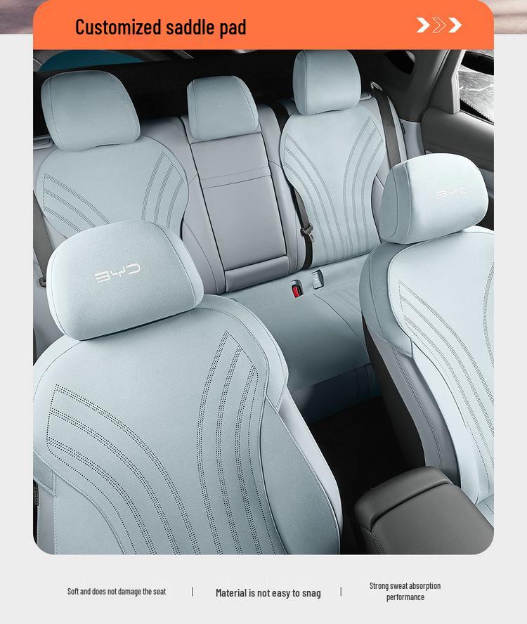 BYD Seal DMI-I Car Seat Cushion Cover - New Style One-Piece Half-Pack Saddle Design