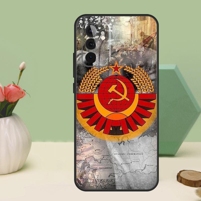 USSR Flag Soviet Union For Samsung Galaxy A36 A56 A54 A34 A14 A06 A16 A26 A12 A32 A52 A13 A33 A53 A15 A35 A55 Case