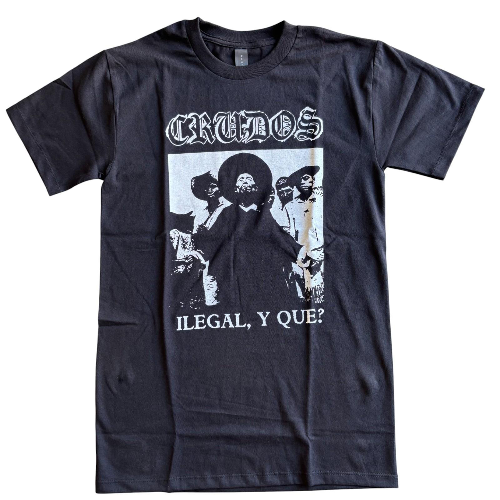 LOS CRUDOS ILLEGAL Y QUE T-SHIRT L