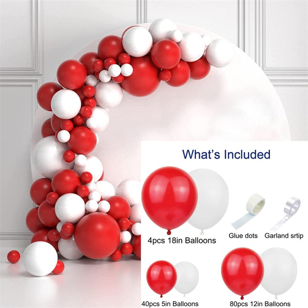 Black Gold Sequins Latex Balloon Chain Set Birthday Party Decoration Balloon Wedding Package