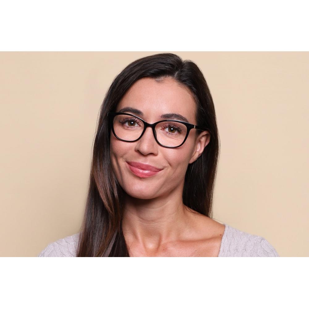 Clip On Cat Eye Black SmartbUy collectiOn Bree With Clip On Two Set U 0299 002 fashiOn Women Eyeglasses