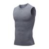 Men's Quick-Dry Ice Silk Sleeveless Sports Tank - Breathable Body Shaper for Gym, Basketball, and Running