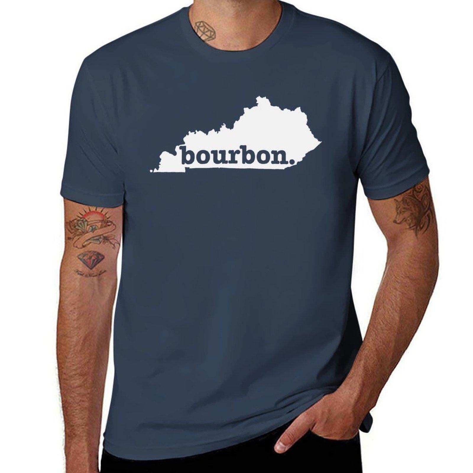 Kentucky Home T Kentucky Bourbon TShirt Casual Fashion Short Sleeve Cotton TShirt S