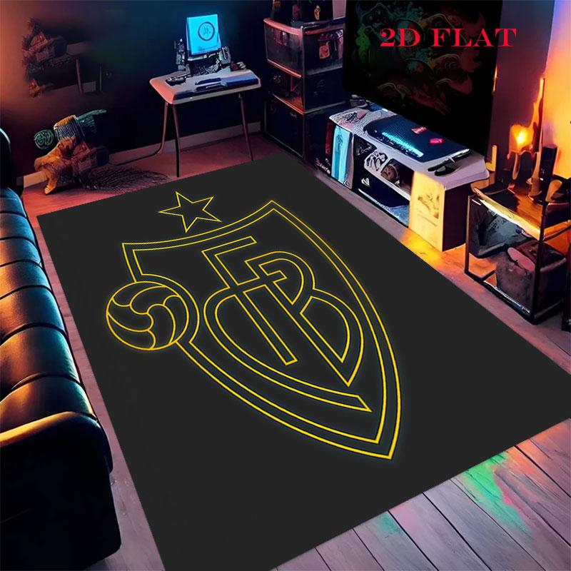 FC Basel Carpet Rug for Living Room Bedroom Home Sofa Decoration,Kids play Nonslip Floor Mat