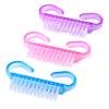 1/3Pcs Acrylic Nail Brush Color Nail Art Manicure Pedicure Soft Remove Dust Plastic Cleaning Nail Brushes File Tools Set