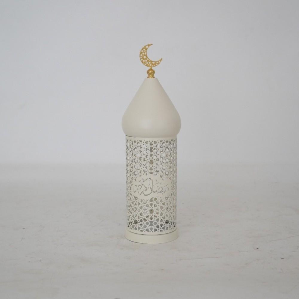 Hollow Pattern Moroccan Night Light Soft LED Light Masjid Lantern Moon LED Lamp  Eid Mubarak