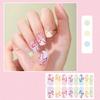 French Manicure Stickers Set Chip Resistant Design Seamless Adhesion Perfect For Short Or Long Nail Shapes