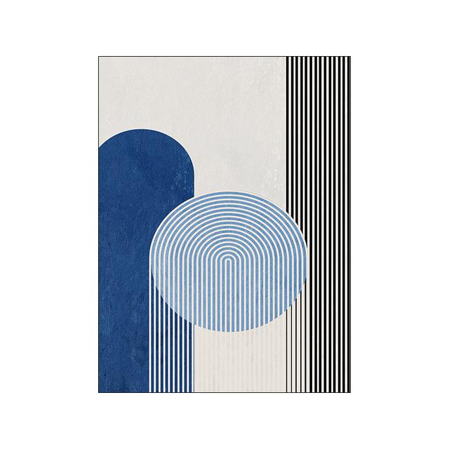 Abstract Geometry Picture Canvas Painting Wall Art Minimalist Line Poster and Print for Modern Home Decor Living Room Design
