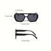 2pcs Sets Fashion Women Pilot Sunglasses Women Retro Square UV Resistant Fashion Sun Glasses Men Outdoor Driving Eyeglasses