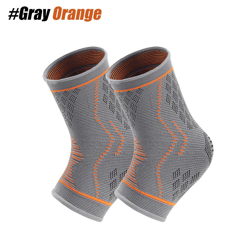 1Pair Ankle Brace Compression Support For Sprain Tendonitis Fasciitis Recovery Running Basketball Sports