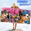 Jjba Print Beach Towel, Large Soft Quick Dry Towel for Beach Camping Swimming