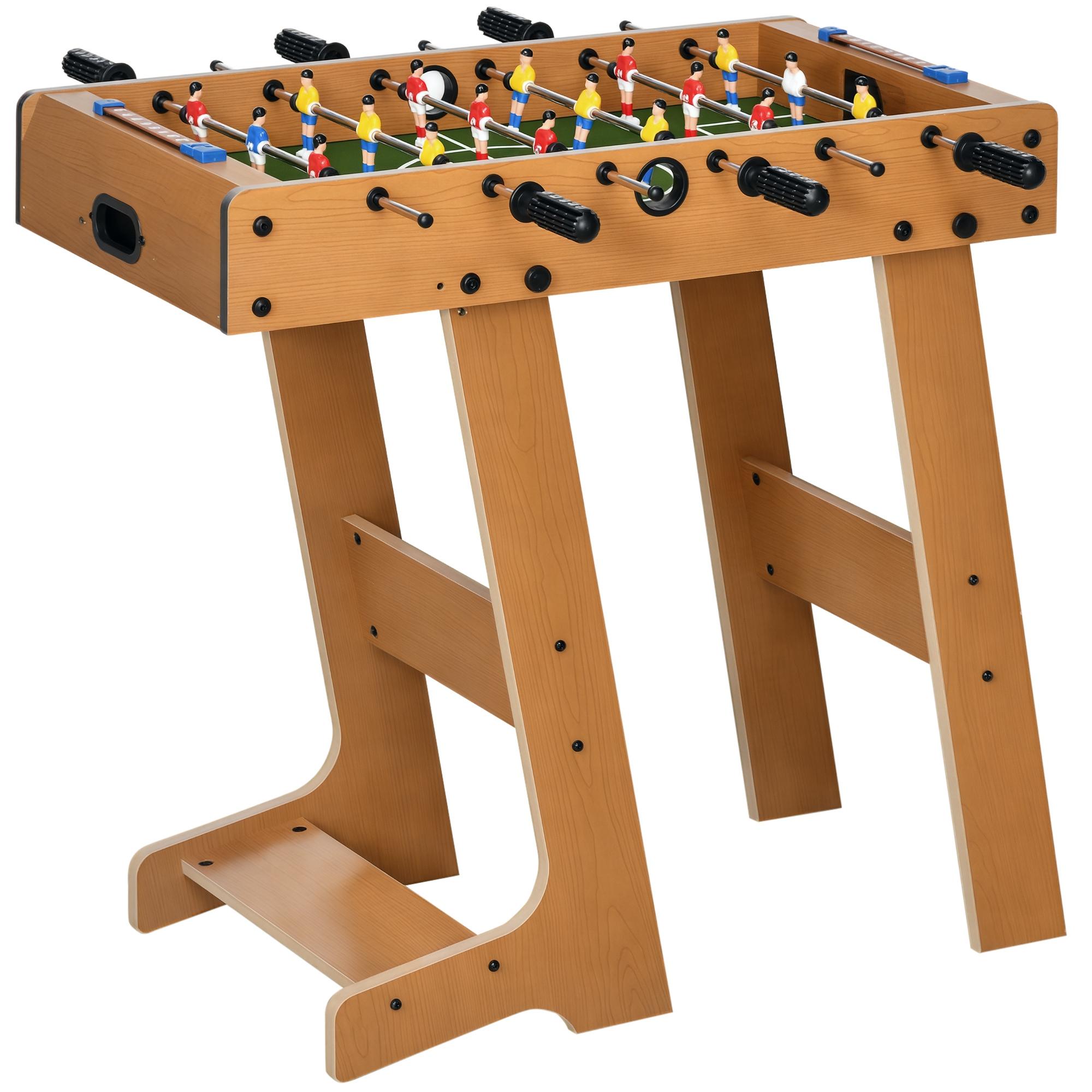 Foldable Wooden Table Football with 18